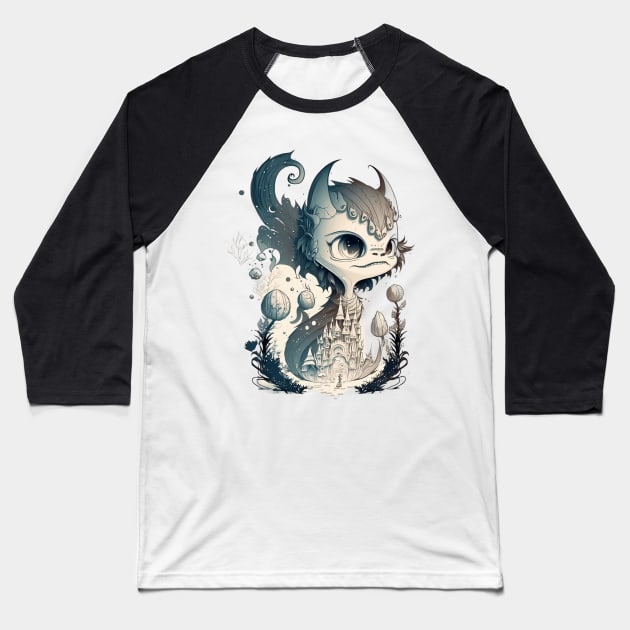 Mystical fantasy character. Baseball T-Shirt by AndreKENO